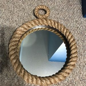 Nautical themed wall mirror.